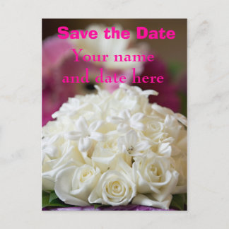 Faire-part Sauvez la carte postale de date