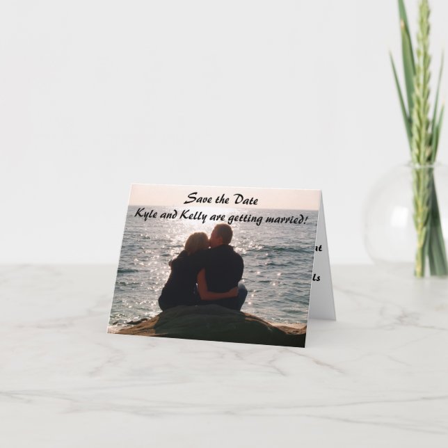 Faire-part Sauvez le DateKyle et Kelly sont getti… (Devant)