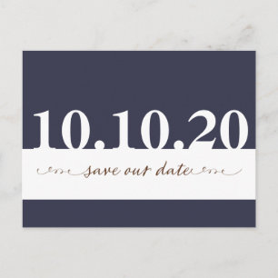 Faire-part Sauvez notre GRANDE carte postale de mariage de