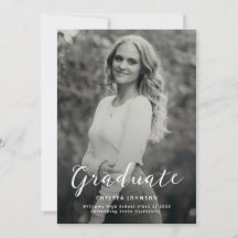 Script de graduation minimaliste moderne