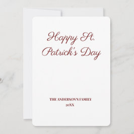 Faire-part Simple ajout minimal du nom de texte du logo