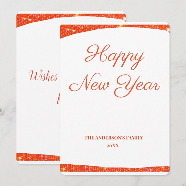 Faire-part Simple ajout minimal du nom de texte du logo (Devant / Derrière)