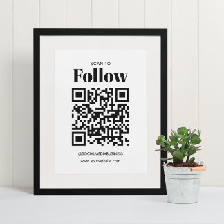 Faire-part Simple Analyse de Budget pour Suivre le Code QR de