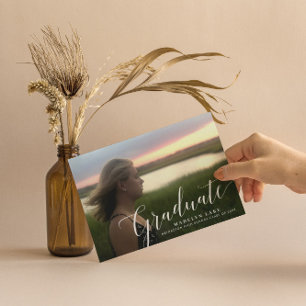 Faire-part Simple Photo Annonces de Graduation 2023