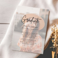 Simple Script Faux Vellum Overlay Photo Graduation