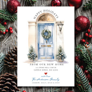 Faire-part Sky Blue Doorway New Home Moving