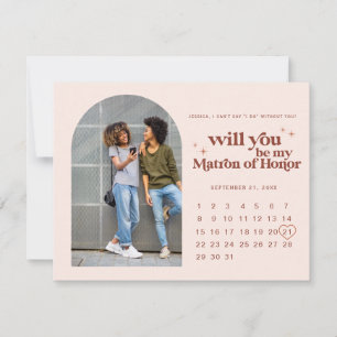 Faire-part Soyez mon maître d'honneur   Photo et calendrier