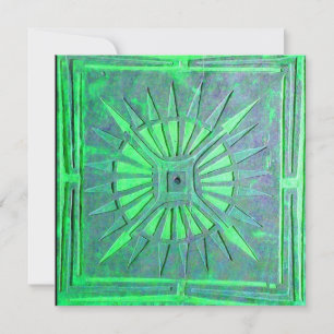 Faire-part STAR DU MATIN, vert clair blanc