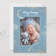 Stars Celestial Cute Blue Photos Nouveau-né Naissa