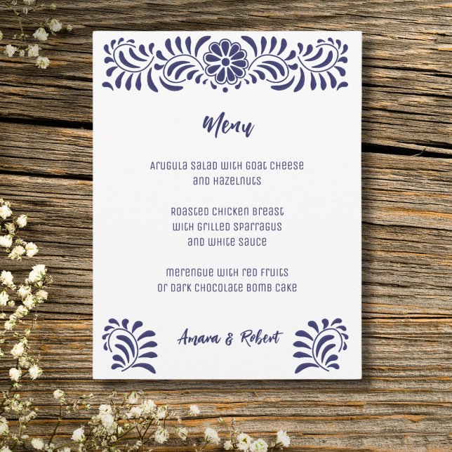 Faire-part Style talavera mexicain (Créateur téléchargé)