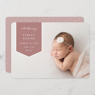 Faire-part Superposition de bannière   Annonce horizontale de