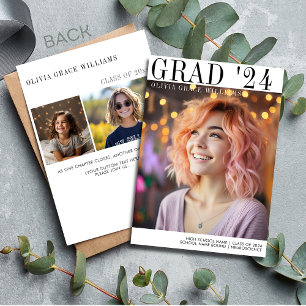 Faire-part Superposition minimaliste moderne 2024