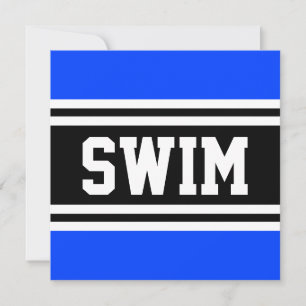 Faire-part SWIM Fun Bleu Bleu Bleu Bleu Bleu Bleu Bleu Bleu B