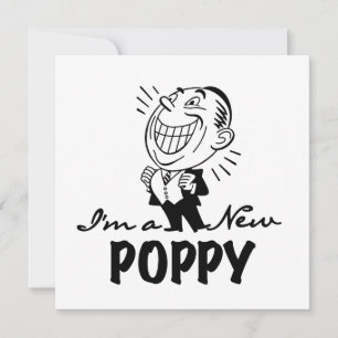 Faire-part T-shirts et cadeaux Smiling New Poppy
