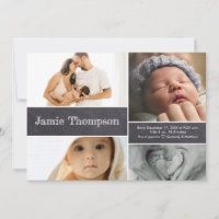 Tableau de bord de collection photo pour bébés mul