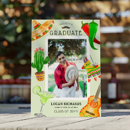 Faire-part Taco à propos d'un diplômé' Diplômé Mexicain