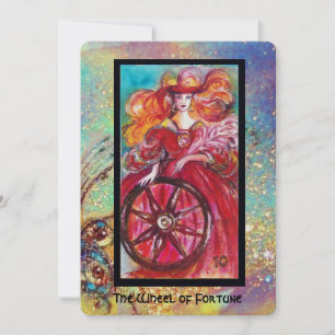 FAIRE-PART TAROTES DES OMBRES PERDUES / LA ROUE DE FORTUNE