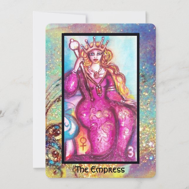 FAIRE-PART TAROTES DES OMBRES PERDUES / L'EMPRESSE (Devant)