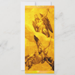 Faire-part TEMPS ET FAME, jaune