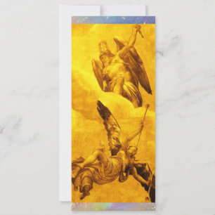 Faire-part TEMPS ET FAME, jaune