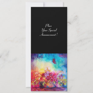 FAIRE-PART THUMBELINA, PANIER À FLEURS ET BOUTEILLE