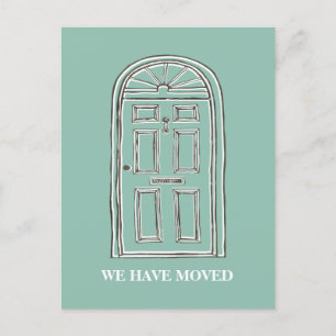 Faire-part TOUTE COULEUR - Carte postale d'annonce de déménag