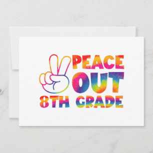 Faire-part Tranquillité 8e année Teinture Jour Dernier 8e ann