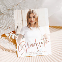 Trendy Script Overlay | Photo Graduation de deux