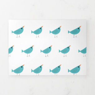 Faire-part Trois Volets Birdy