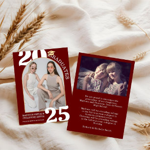 Faire-part Twin Arch Photo College Lycée