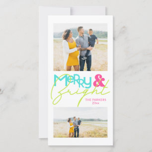 Faire-part Typographie minimaliste moderne 2 Photo Merry Brig