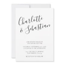 Typographie Moderne Personnalisé Noir Blanc Blanc