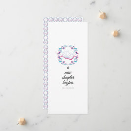 Faire-part Un nouveau chapitre commence