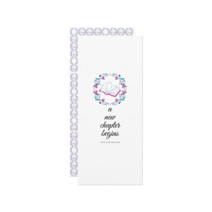 Faire-part Un nouveau chapitre commence