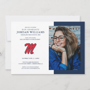 Faire-part Université du Mississippi Script M