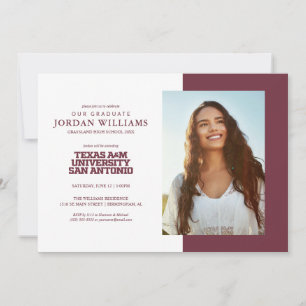 Faire-part Université Texas A&M de San Antonio