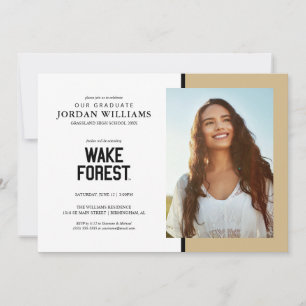 Faire-part Université Wake Forest Wake Forest