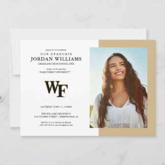 Faire-part Université Wake Forest | WF