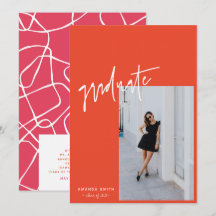 Vibrant Orange rose tendance Script de la photo Gr