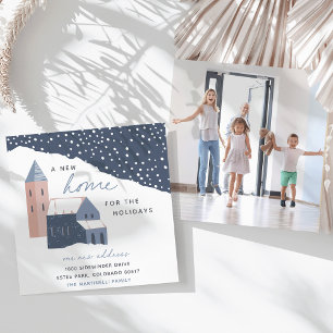 Faire-part Village de neige   Nouvelle maison pour les vacanc