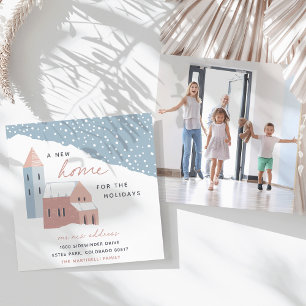 Faire-part Village de neige   Nouvelle maison pour les vacanc
