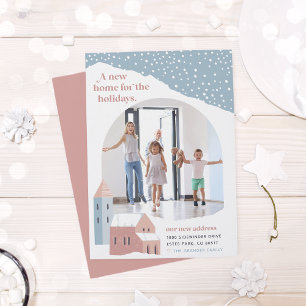 Faire-part Village de neige   Photo Holiday Moving