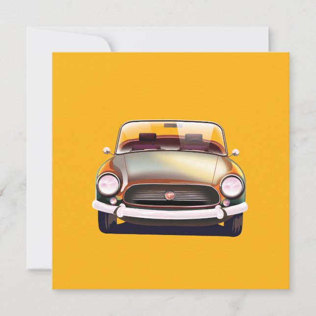 Faire-part Voiture vintage Classic (Devant)