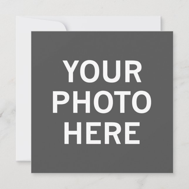 Faire-part Votre photo ici (Devant)