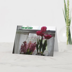 Faire-part Vous êtes aimés et priés pour