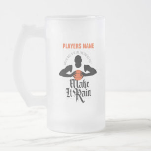 Faire Pluie (Basketball) Verre Frosted Beer Mug