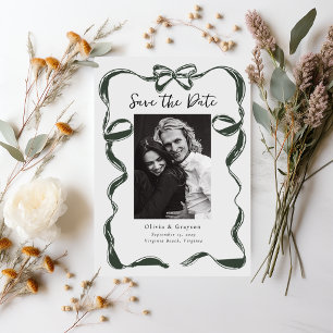 Faire sage photo nœud papillon Save the Date