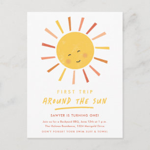 Faire son premier tour du Soleil Invitations pour
