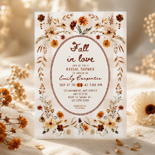 Faire tomber amoureux Invitation de douche de mari