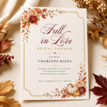 Faire tomber dans l'amour Cartes d'invitation de F